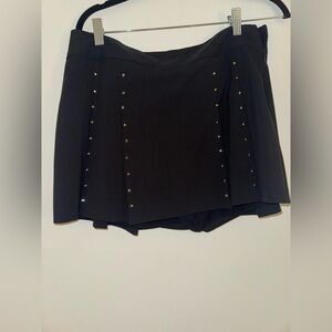 Zara Black Studded Skort